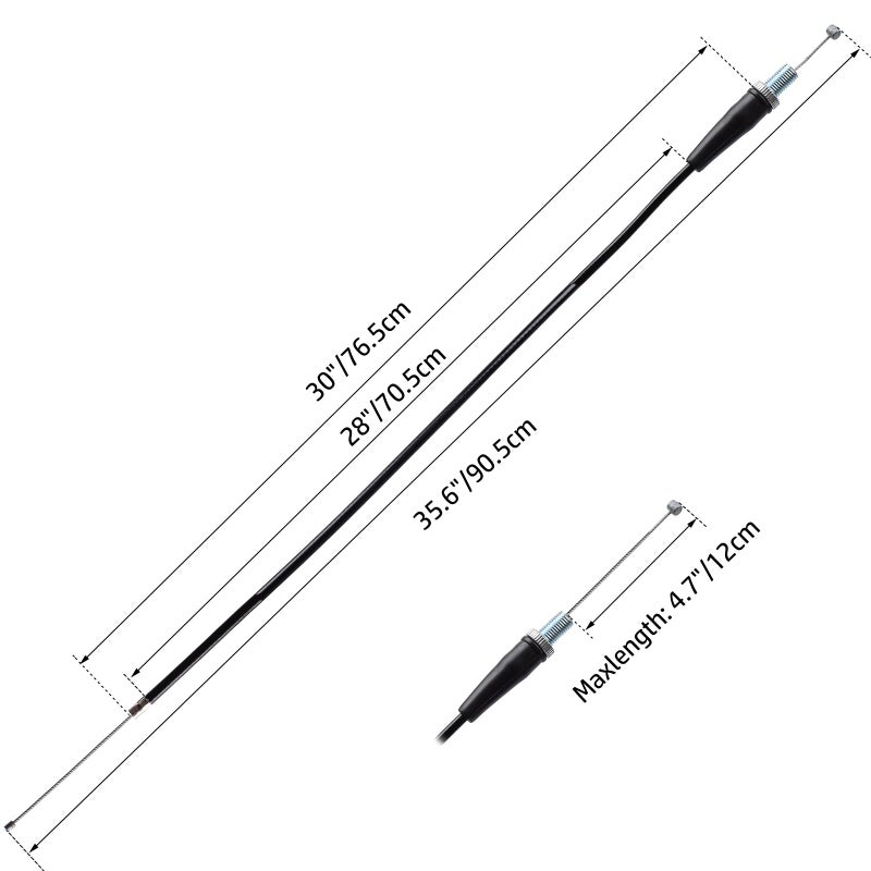 Royitay Twist Throttle Assembly and 36" Throttle Cable for Yamaha SSR Coolster Roketa SDG NST X-Treme 50cc 70cc 110cc 125cc Engine Dirt Bikes Pit Bike - Image 2